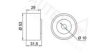 AUTEX 641944 Deflection/Guide Pulley, timing belt